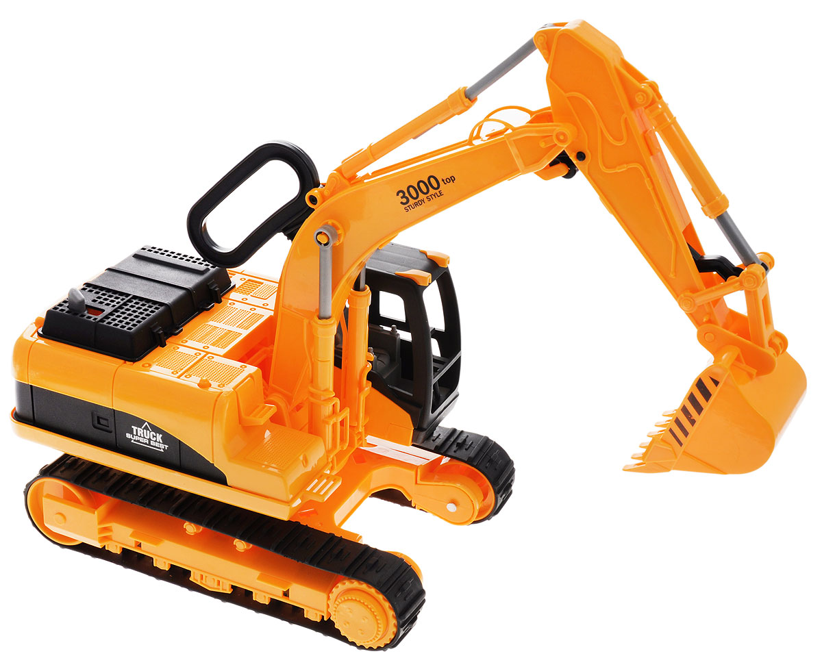 Junfa Toys Экскаватор8288-1 Junfa Toys Экскаватор8288-1Экскаватор Junfa Toys выполнен в детальной точности и выглядит очень реалистично. Экскаватор оснащен большим ковшом, который управляется при помощи ручки, расположенной в верхней части изделия. Такой незаменимый вид транспорта пригодится любому мальчику во время игры в песочнице. Универсальные размеры изделия позволяют комбинировать экскаватор с другими видами игрушечной техники и подходящими по размеру фигурками людей.
