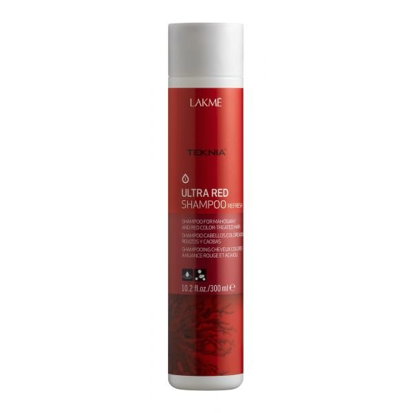 Lakme Шампунь для поддержания оттенка окрашенных волос Красный Shampoo, 100 мл47043 Lakme Шампунь для поддержания оттенка окрашенных волос Красный Shampoo, 100 мл47043Специально разработанная формула с экстрактом кораллины, морскими водорослями и олигоэлементами мягко очищает волосы и предотвращает потерю цвета. Цвету возвращается сияние и богатство оттенков. Волосы снова становятся мягкими. Шампунь для поддержания оттенка окрашенных волос «Красный» Lakme Teknia Ultra Red Shampoo содержит WAA™ – комплекс растительных аминокислот, ухаживающий за волосами и оказывающий глубокое воздействие изнутри.