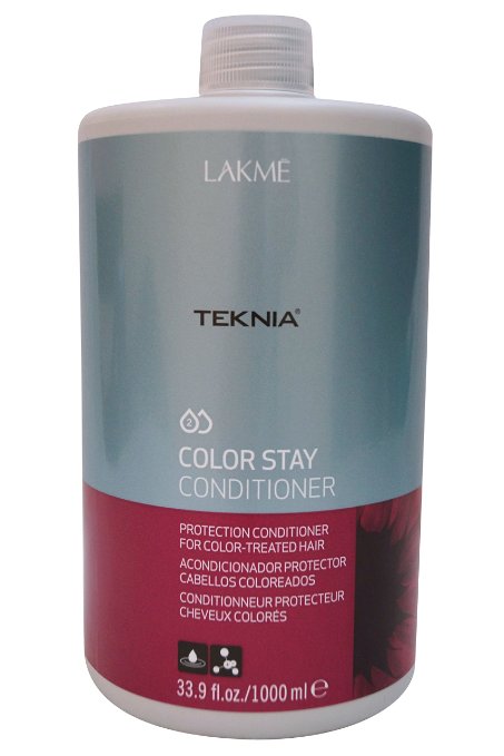 Lakme Кондиционер для защиты цвета окрашенных волос Conditioner, 1000 мл47521 Lakme Кондиционер для защиты цвета окрашенных волос Conditioner, 1000 мл47521Специальная pH формула восстанавливает поврежденный кутикулярный слой волос. Надолго сохраняет цвет окрашенных волос, замедляя потерю пигмента. Кондиционер для защиты цвета окрашенных волос Lakme Teknia Color Stay Conditioner содержит WAA™ – комплекс растительных аминокислот, ухаживающий за волосами и оказывающий глубокое воздействие изнутри.