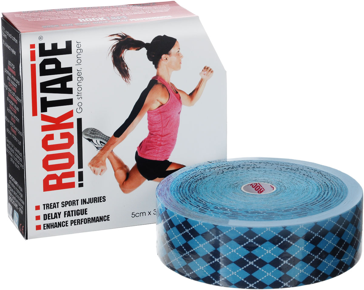 Кинезиотейп Rocktape Bulk, цвет: голубой, темно-синий, белый, 5 см х 32 мRCT100-ARG-LG Кинезиотейп Rocktape Bulk, цвет: голубой, темно-синий, белый, 5 см х 32 мRCT100-ARG-LGКинезиотейп Rocktape Bulk, выполненный из хлопка и нейлона, предназначен для снятия отеков и рассасывания гематом. Уменьшает мышечную усталость и способствует притоку крови для более быстрого восстановления. Изделие имеет плотную волнообразную структуру ткани. Не содержит латекса и цинка, водостойкий.