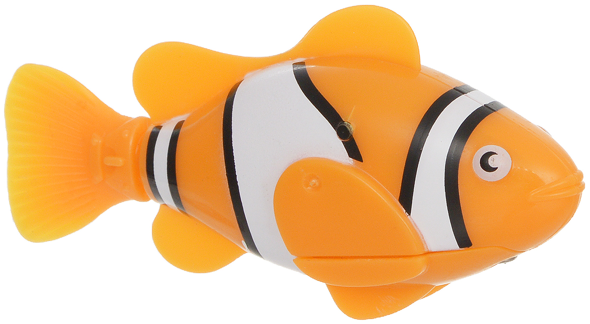 Bradex Рыбка-робот Funny Fish цвет оранжевыйDE 0074 Bradex Рыбка-робот Funny Fish цвет оранжевыйDE 0074Рыбка-робот Bradex Funny Fish плавает также шустро, как и обычная рыба, однако, в отличие от обладателей жабр, не требует корма и не загрязняет аквариум. Ваши дети будут в восторге от этой игрушки. Чудо-рыбка работает от батареек и начинает махать плавником сразу после того, как попадает в воду. Вставьте в рыбку 2 батарейки и она начинает плавать от контакта с водой. В набор входят: рыбка-робот, 4 батарейки (2 батарейки уже вставлены и 2 запасные). Рекомендуется докупить 2 батарейки типа LR44 (товар комплектуется демонстрационными).