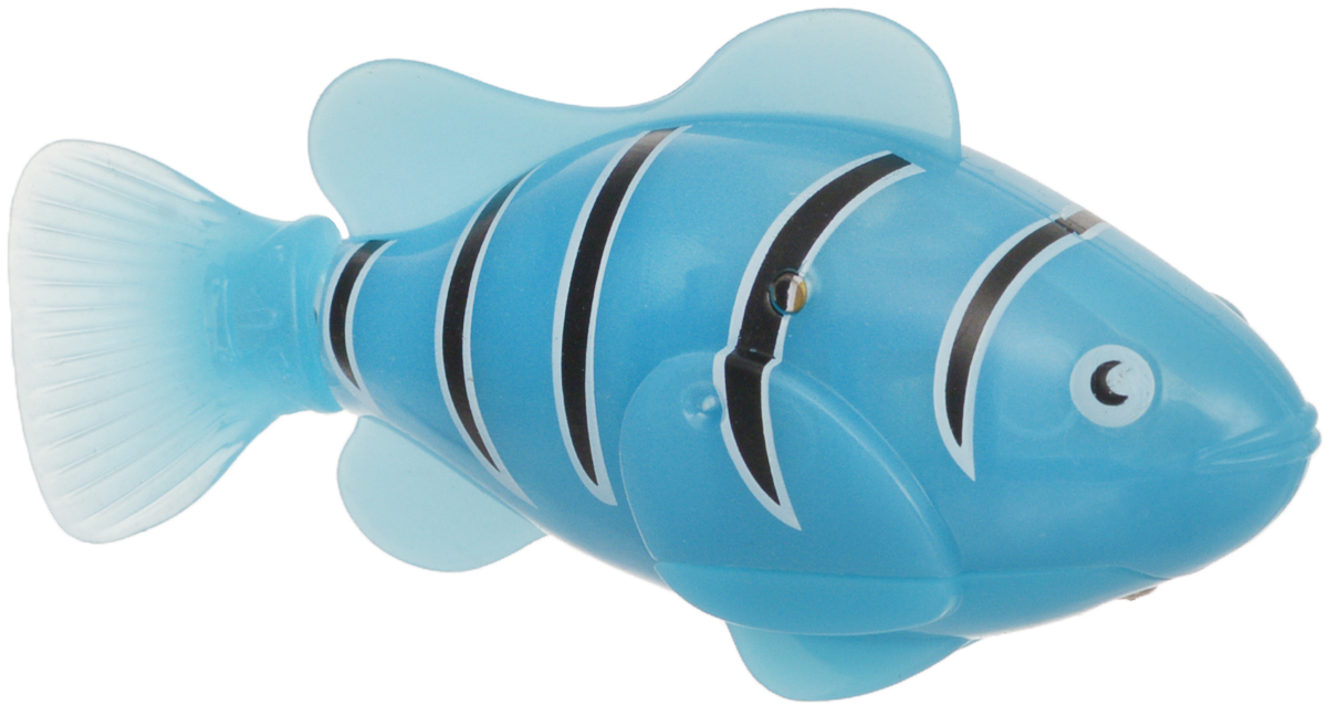 Bradex Рыбка-робот Funny Fish цвет голубойDE 0073 Bradex Рыбка-робот Funny Fish цвет голубойDE 0073Рыбка-робот Bradex Funny Fish плавает также шустро, как и обычная рыба, однако, в отличие от обладателей жабр, не требует корма и не загрязняет аквариум. Ваши дети будут в восторге от этой игрушки. Чудо-рыбка работает от батареек и начинает махать плавником сразу после того, как попадает в воду. Вставьте в рыбку 2 батарейки и она начинает плавать от контакта с водой. В набор входят: рыбка-робот, 4 батарейки (2 батарейки уже вставлены и 2 запасные). Рекомендуется докупить 2 батарейки типа LR44 (товар комплектуется демонстрационными).