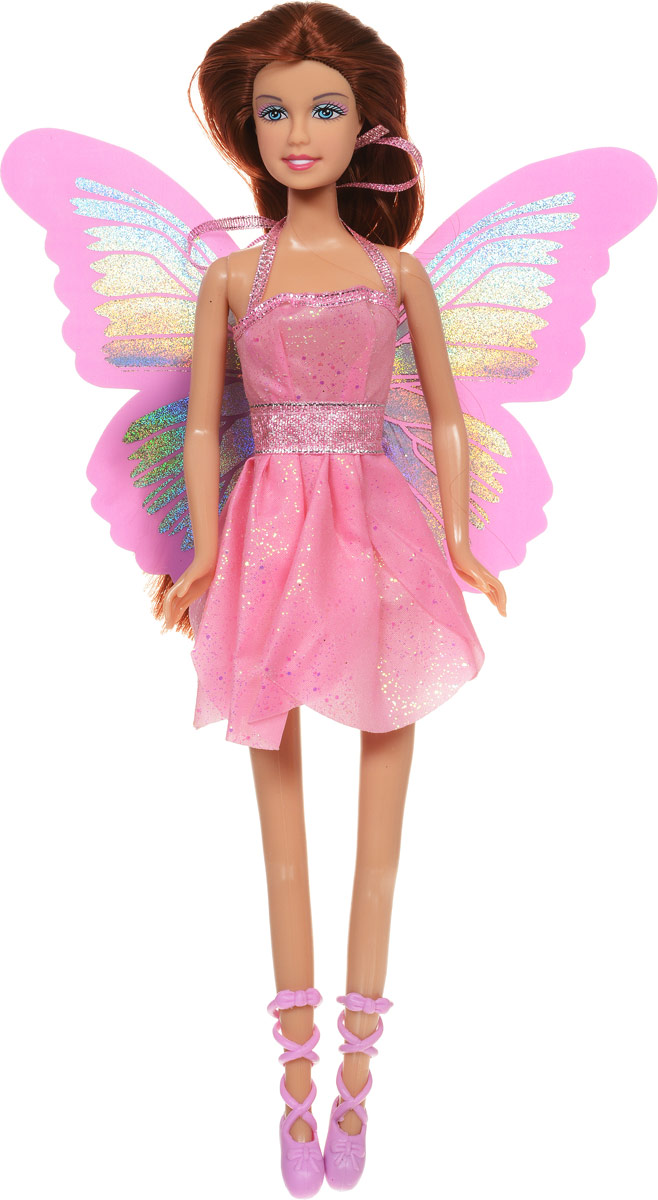 Defa Кукла Butterfly Fairy цвет платья розовый8135d Defa Кукла Butterfly Fairy цвет платья розовый8135dВеликолепная кукла Defa Butterfly Fairy обязательно понравится любой девочке и позволит ей погрузиться в сказочный мир волшебства. Очаровательная куколка одета в короткое розовое платье с блестками и юбкой в виде лепестков. Сзади к платью пришиты блестящие розовые крылышки. На ногах у куклы - розовые туфельки с ремешками. Вашей дочурке непременно понравится расчесывать и заплетать длинные волосы куклы. Руки, ноги и голова куклы подвижны, благодаря чему ей можно придавать различные позы. Благодаря играм с куклой ваша малышка сможет развить фантазию и любознательность, овладеть навыками общения и научиться ответственности.