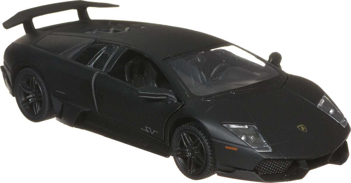 RMZ City Модель автомобиля Lamborghini Murcielago LP670-4 SV цвет черный554997M_черный RMZ City Модель автомобиля Lamborghini Murcielago LP670-4 SV цвет черный554997M_черныйМодель автомобиля RMZ City Lamborghini Murcielago LP670-4 SV будет отличным подарком как ребенку, так и взрослому коллекционеру. Благодаря броской внешности, а также великолепной точности, с которой создатели этой модели масштабом 1:36 передали внешний вид настоящего автомобиля, машинка станет подлинным украшением любой коллекции авто. Модель будет долго служить своему владельцу благодаря металлическому корпусу с элементами из пластика. Двери машины поднимаются. Прорезиненные колеса обеспечивают отличное сцепление с любой поверхностью пола. Машинка оснащена инерционным механизмом. Достаточно немного отвести машинку назад, а затем отпустить, и она быстро поедет вперед. Модель автомобиля RMZ City Lamborghini Murcielago LP670-4 SV обязательно понравится вашему ребенку и станет достойным экспонатом любой коллекции.
