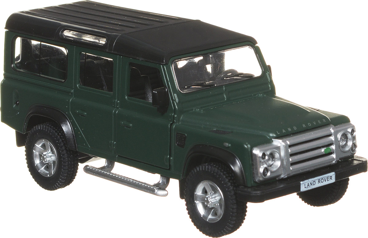 RMZ City Модель автомобиля Land Rover Defender554006M(C) RMZ City Модель автомобиля Land Rover Defender554006M(C)Модель автомобиля RMZ City Land Rover Defender будет отличным подарком как ребенку, так и взрослому коллекционеру. Благодаря броской внешности, а также великолепной точности, с которой создатели этой модели масштабом 1:35 передали внешний вид настоящего автомобиля, машинка станет подлинным украшением любой коллекции авто. Модель будет долго служить своему владельцу благодаря металлическому корпусу с элементами из пластика. Передние двери машины открываются. Прорезиненные колеса обеспечивают отличное сцепление с любой поверхностью пола. Машинка оснащена инерционным механизмом. Достаточно немного отвести машинку назад, а затем отпустить, и она быстро поедет вперед. Модель автомобиля RMZ City Land Rover Defender обязательно понравится вашему ребенку и станет достойным экспонатом любой коллекции.