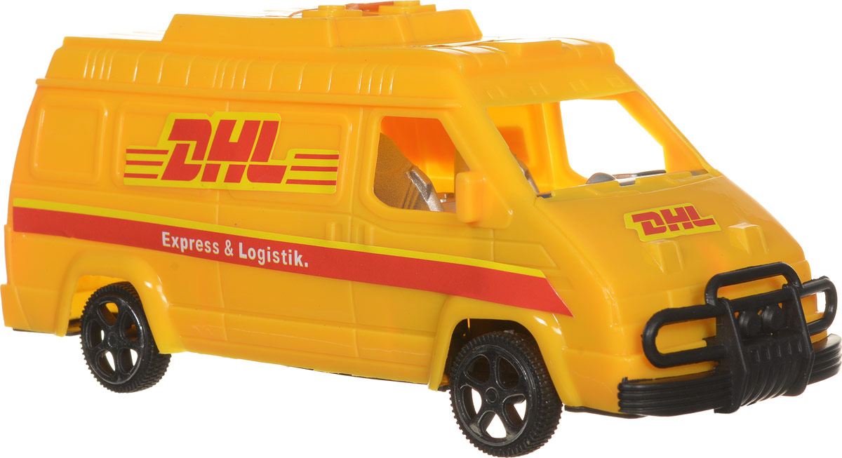 Junfa Toys Машинка инерционная DHLF366-1/WC-A8248 Junfa Toys Машинка инерционная DHLF366-1/WC-A8248Инерционная машинка Junfa Toys DHL обязательно привлечет внимание вашего ребенка. Игрушка выполнена из безопасного пластика в виде автофургона службы доставки DHL. Машинка хорошо детализирована, что непременно понравится малышу. Игрушка оснащена инерционным механизмом. Достаточно немного подтолкнуть машинку вперед или назад, а затем отпустить, и она сама поедет в том же направлении. Малыш проведет с этой игрушкой много увлекательных часов, устраивая гонки и придумывая различные истории. Ваш ребенок будет в восторге от такого подарка!