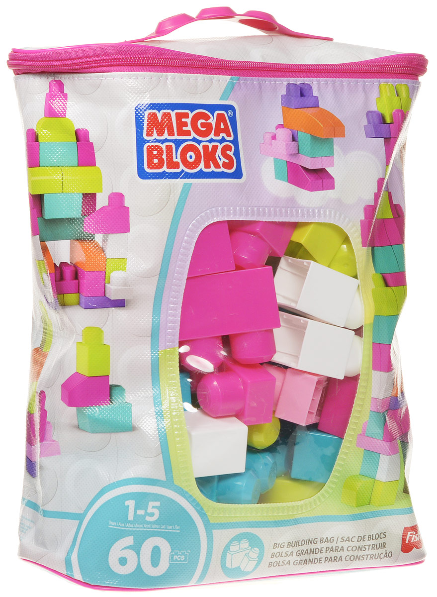 Mega Bloks First Builders Конструктор DCH54CYP67_DCH54 Mega Bloks First Builders Конструктор DCH54CYP67_DCH54Стройте и играйте вместе с конструктором Mega Bloks: First Builders! Его яркие разноцветные блоки постоянно подталкивают детей к новым экспериментам, развивая у них воображение и творческое мышление. Крупные блоки отлично подходят для маленьких пальчиков. После игры все детали можно убрать в удобную сумку на застежке-молнии! Конструктор предназначен специально для самых маленьких строителей. Играя с конструктором, ребенок отлично разовьет мелкую моторику рук, координацию движений, усидчивость, воображение и фантазию, пространственное мышление, а также познакомится с такими понятиями, как цвет, форма и размер предмета.