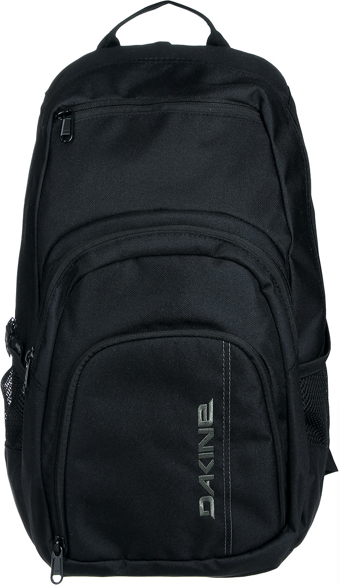 Рюкзак Dakine W16 DK CAMPUS 25L BLACK. 813005600108321 8130056 Рюкзак Dakine W16 DK CAMPUS 25L BLACK. 813005600108321 8130056Городской рюкзак с отделением для ноутбука ( до 14). Карман-органайзер, карман-термос, карман-сетка снаружи. Карман для очков из мягкого флиса.