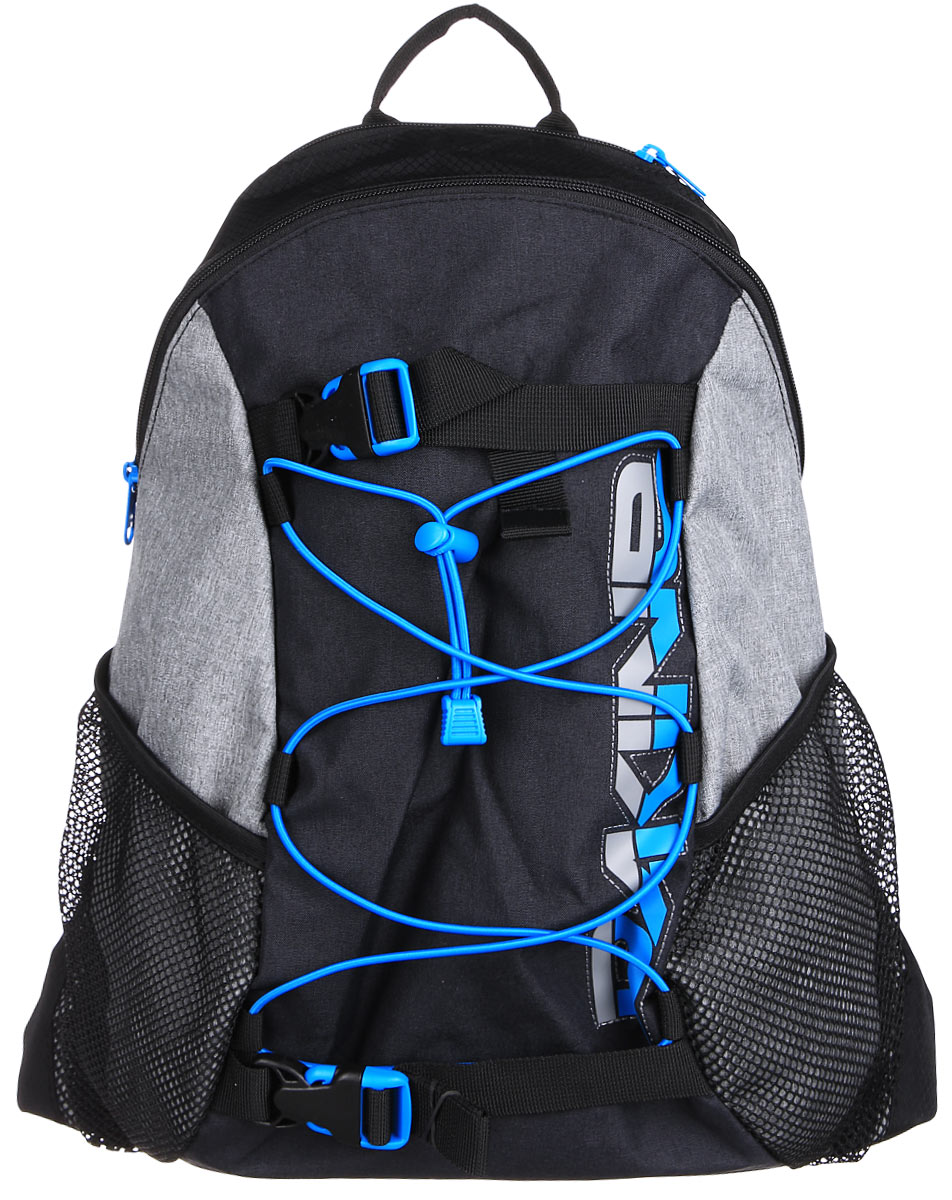 Рюкзак Dakine DK WONDER 15L TABOR. 0813006000116693 08130060 Рюкзак Dakine DK WONDER 15L TABOR. 0813006000116693 08130060Городской однообъемный рюкзак. Лямки для переноски скейтборда, резиновый шнур для закрепления вещей снаружи. Два кармана побокам из сетки.