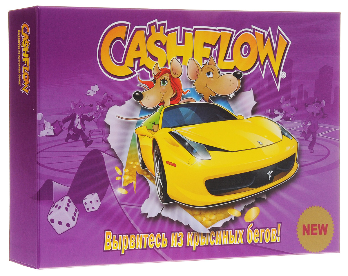 Cashflow Настольная игра Денежный поток 101. Как вырваться из крысиных бегов (издание 2016 года)Настольная бизнес-игра Денежный поток 101.Как вырваться из крысиных бегов Cashflow Настольная игра Денежный поток 101. Как вырваться из крысиных бегов (издание 2016 года)Настольная бизнес-игра Денежный поток 101.Как вырваться из крысиных беговВ 1997 году настольная игра CASHFLOW 101 была создана для того, чтобы научить нас делать по-настоящему большие деньги. В 2016-м игра CASHFLOW была усовершенствована для абсолютно нового поколения. Игра поможет вам вырваться из крысиных бегов Распрощайтесь с крысиными бегами раз и навсегда, начав играть в CASHFLOW! Вы сможете приобретать недвижимость, акции, бизнесы, драгоценные металлы и многое другое. Вы будете играть не только друг против друга, но также против рынка недвижимости, против фондовой биржи и даже против самой матушки-природы. Начав как обычный служащий, работающий с девяти до пяти (что отнюдь не весело), вы получите шанс собрать арсенал активов и достичь баснословного богатства. Новая игра CASHFLOW стала более прогрессивной и интерактивной, тем самым отвечая потребностям современного общества. Каждая карточка может запросто изменить весь ход игры, а каждая сделка сулит максимум возможностей. Может ли...