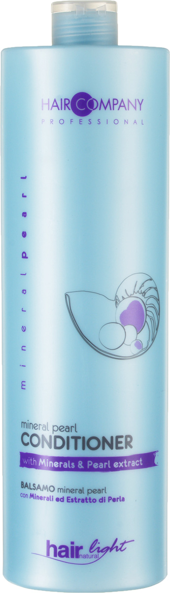 Hair Company Бальзам для волос с минералами и экстрактом жемчуга Professional Light Mineral Pearl Conditioner 1000 мл255909 Hair Company Бальзам для волос с минералами и экстрактом жемчуга Professional Light Mineral Pearl Conditioner 1000 мл255909Продукция линии mineralpearl подходит для всех типов волос. Волосы более объёмные, сияющие и шелковистые. Состав продуктов богат питательными веществами, благодаря которым стержень волоса получает точное и сбалансированное питание, от корней до самых кончиков. Высокая концентрация минералов глубоко питает кожу головы и волосы, восстанавливает естественный баланс влаги и структуру волос. Экстракт жемчуга мгновенно делает волосы шелковистыми и дарит им суперсияние. Волосы более плотные и послушные. Сбалансированное питание для всех типов волос, волосы шелковистые и сияющие.