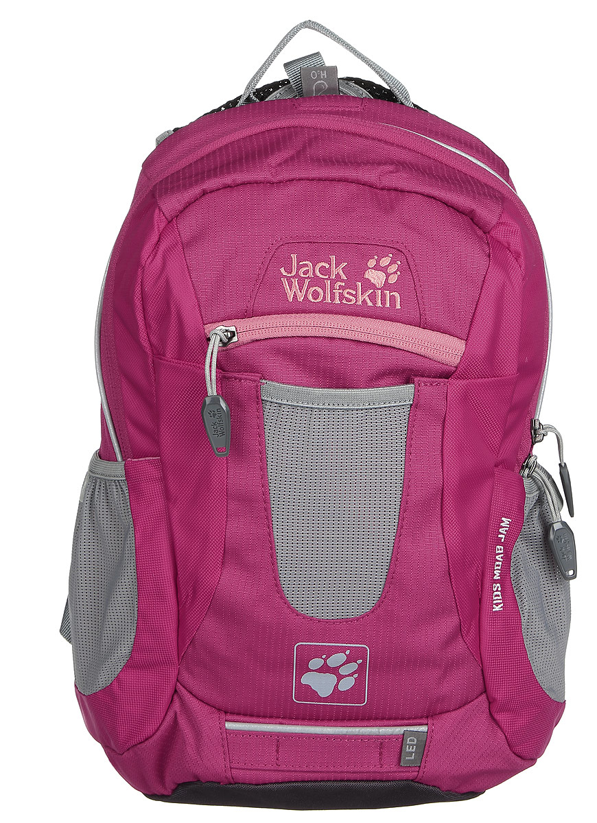 Рюкзак городской Jack Wolfskin KIDS MOAB JAM, цвет: ярко-розовый, 10 л. 2000851-20812000851-2081 Рюкзак городской Jack Wolfskin KIDS MOAB JAM, цвет: ярко-розовый, 10 л. 2000851-20812000851-2081Универсальный рюкзак с отличной вентиляцией для детей от 6 лет