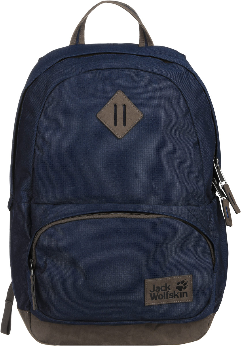 Рюкзак Jack Wolfskin Croxley, цвет: темно-синий. 2004142-10102004142-1010 Рюкзак Jack Wolfskin Croxley, цвет: темно-синий. 2004142-10102004142-1010Рюкзак Jack Wolfskin выполнен из текстиля. Модель обладает классической структурой: основное отделение и передний карман. Рюкзак изготовлен с технологией вторичной переработки, оснащен регулируемыми по длине плечевыми лямками.