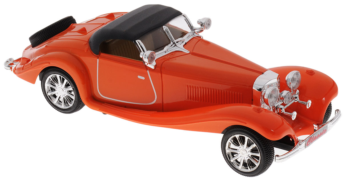 Junfa Toys Машинка инерционная Madness цвет оранжевыйL125_оранжевый Junfa Toys Машинка инерционная Madness цвет оранжевыйL125_оранжевыйИнерционная машинка Junfa Toys, выполненная из безопасного пластика, станет любимой игрушкой вашего ребенка. Игрушка представляет собой уменьшенную копию ретро-автомобиля. Игрушка оснащена инерционным механизмом. Достаточно немного подтолкнуть ее назад или вперед, а затем отпустить, и машинка сама поедет в том же направлении. Ваш ребенок будет увлеченно играть с этой машинкой, придумывая различные истории. Порадуйте его таким замечательным подарком!