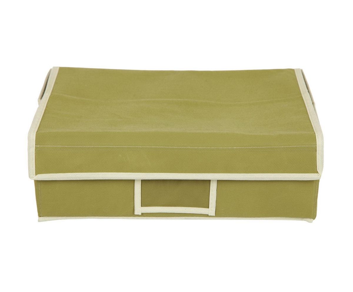 Кофр для хранения HomeMaster, складной, цвет: оливковый, 35 х 25 х 12 см20110412 Кофр для хранения HomeMaster, складной, цвет: оливковый, 35 х 25 х 12 см20110412Кофр предназначен для хранения вещей. Он обеспечит бережное хранение и позволит организовать внутреннее пространство вашего дома. Теперь вы быстро найдете необходимую вещь. Кофр можно расположить, как на полке, так и в выдвижном ящике вашего шкафа.