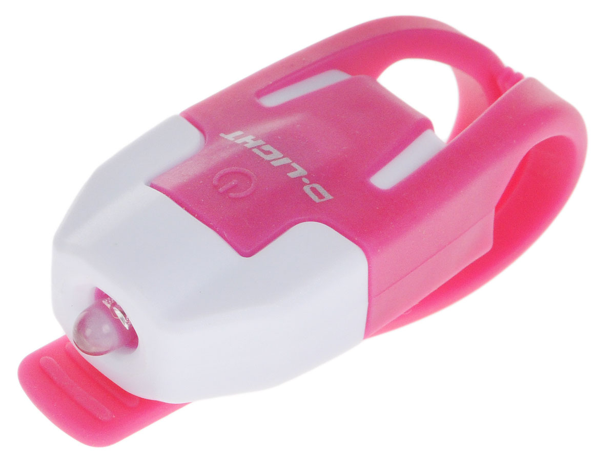Фонарь велосипедный D-Light CG-210R, габаритный, задний, цвет: розовый, белыйCG-210R-WH+PK Фонарь велосипедный D-Light CG-210R, габаритный, задний, цвет: розовый, белыйCG-210R-WH+PKЗадний габаритный велофонарь с рассеянным светом D-Light CG-210R предназначен для обеспечения большей безопасности при поездках в темное время суток. Он легко крепится и снимается без дополнительных инструментов на основу диаметром 18-32 мм. Корпус изделия выполнен из прочного пластика. Фонарь имеет 2 режима: мигание и постоянное свечение. Изделие водонепроницаемо. Фонарь питается от 1 батареи типа CR2032 (входит в комплект). Время свечения: 45 ч. Время мигания: 85 ч. Размер фонаря (без учета крепления): 4 х 2,5 х 1,3 см.