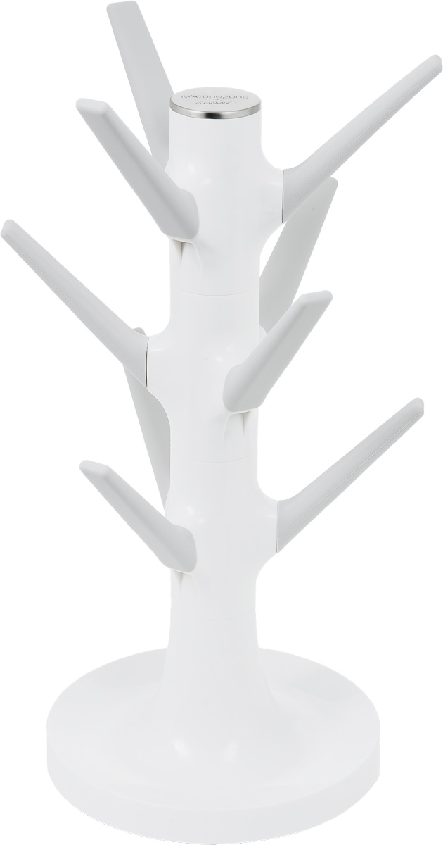 Сушилка для стаканов и чашек SiliconeZone, 19,5 х 19,5 х 35,1 смSZ11-KS-11651-AB Сушилка для стаканов и чашек SiliconeZone, 19,5 х 19,5 х 35,1 смSZ11-KS-11651-ABСушилка для стаканов и чашек SiliconeZone имеет 9 крючков на 3 уровнях, благодаря чему вы с легкостью можете разместить бокалы, кружки и чашки для сушки. Крючки, сделанные из высококачественного силикона, имеют мягкое покрытие, чтобы не повредить хрупкую посуду. Устойчивое основание с противоскользящим покрытием имеет желоб для сбора воды. Не рекомендуется мыть в посудомоечной машине. Диаметр основания сушилки: 16 х 16 см. Высота сушилки: 35,1 см.