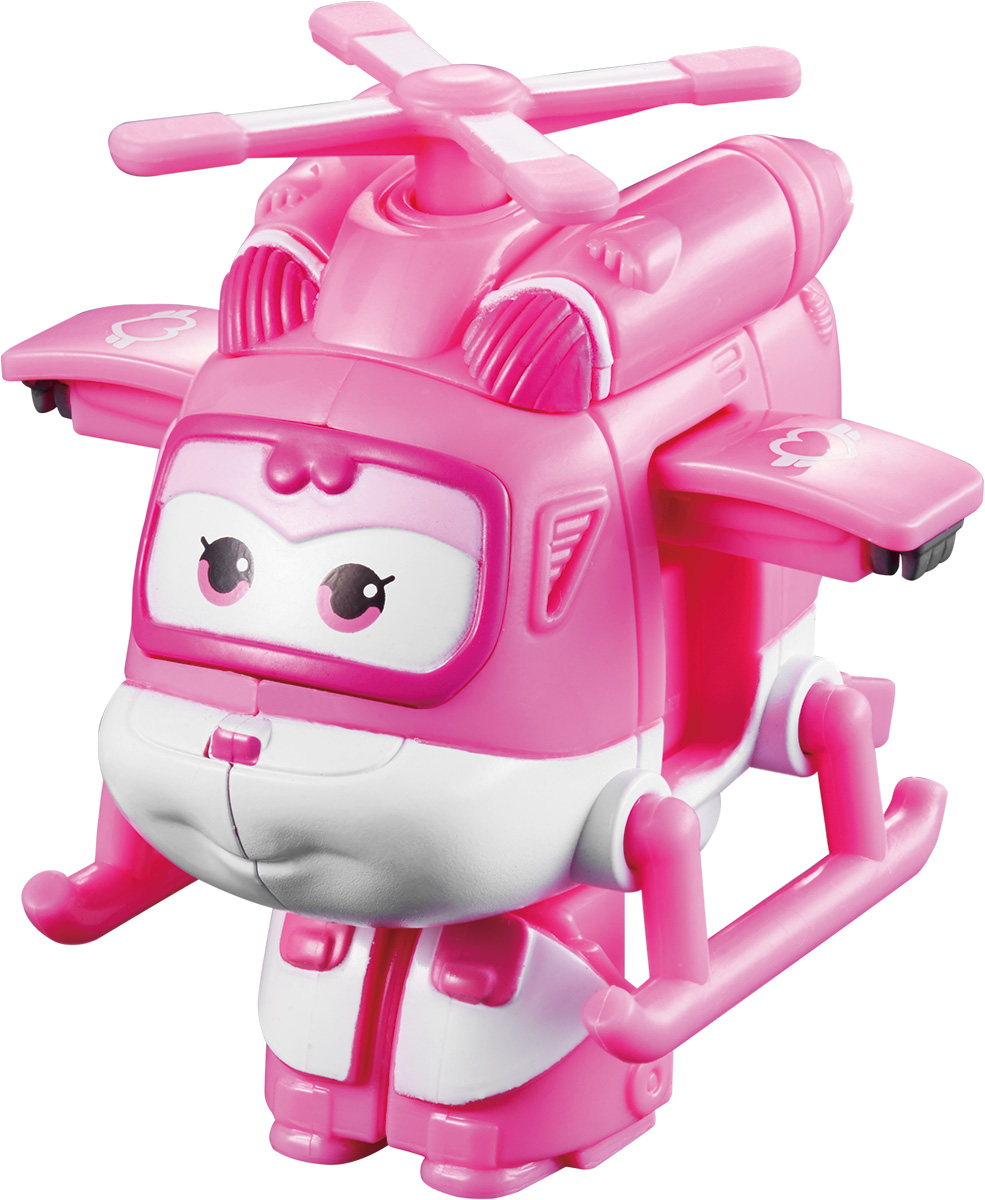 Super Wings Трансформер Диззи YW710040YW710040 Super Wings Трансформер Диззи YW710040YW710040Супер Крылья (Super Wings) - дружная команда самолетов из многосерийного обучающего мультфильма. Для детей они - настоящие друзья, которые придут на помощь, когда бы они ни понадобились! Джетт, Донни, Диззи, Джером и Альберт доставляют ценные посылки мальчикам и девочкам в любую точку земного шара. Отважные герои учат ребят находить решения для непростых задач: от лепки китайских пельменей до спасения людей от извержения гавайского вулкана. Если вы хотите познакомить ребенка с географией, культурой, традициями и языками разных стран, то герои Super Wings - ваши лучшие помощники. Вертолет просто - в три шага - трансформируется в робота, даже кроха справится с таким чудесным превращением. Готовы? Раз, два, три: Диззи, трансформируйся! Лопасти вертолета вращаются, двери трансформируются в руки, а ноги легко выдвигаются из хвостовой части и убираются обратно. При помощи игрушек-трансформеров дети развивают любознательность, пространственное мышление, логику и мелкую...