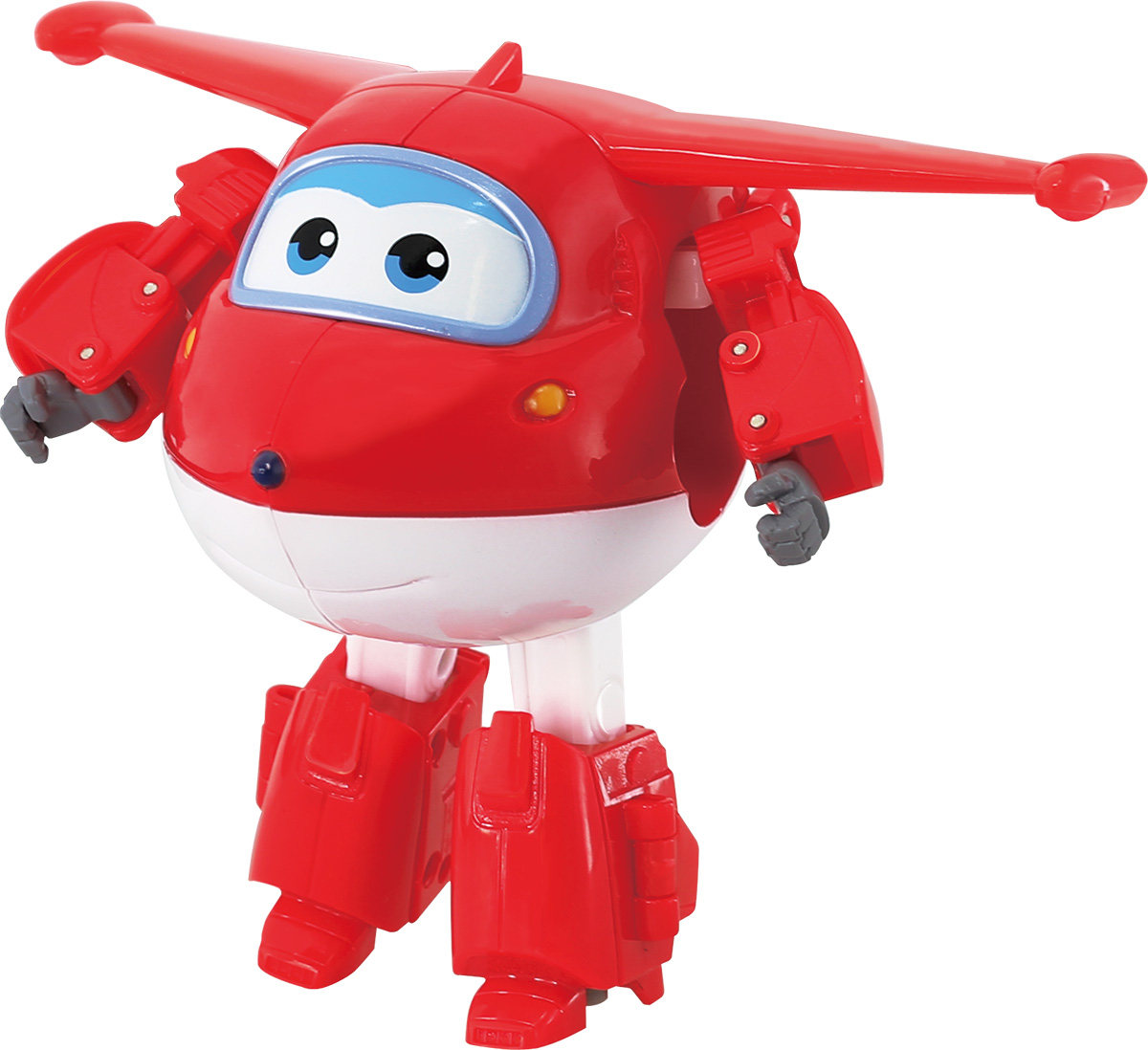 Super Wings Трансформер Джетт YW710210YW710210 Super Wings Трансформер Джетт YW710210YW710210Супер Крылья (Super Wings) - дружная команда самолетов из многосерийного обучающего мультфильма. Для детей они - настоящие друзья, которые придут на помощь, когда бы они ни понадобились! Джетт доставляет долгожданные посылки мальчикам и девочкам по всему земному шару, знакомя детей с особенностями и традициями страны куда делает доставку. В разных странах ему помогают друзья: Донни, Диззи, Пол и Мира и другие. Отважные герои учат ребят находить решения для непростых задач: от лепки китайских пельменей до спасения людей от извержения гавайского вулкана. Трансформер Super Wings Джетт полностью повторяет персонажа популярного мультфильма. Ребенок сможет с легкостью превратить самолет в робота и обратно! Шасси игрушки свободно вращаются, двери трансформируются в руки, а ноги робота легко выдвигаются из хвостовой части и убираются обратно. При помощи игрушек-трансформеров дети развивают любознательность, пространственное мышление, логику и мелкую моторику, учатся...