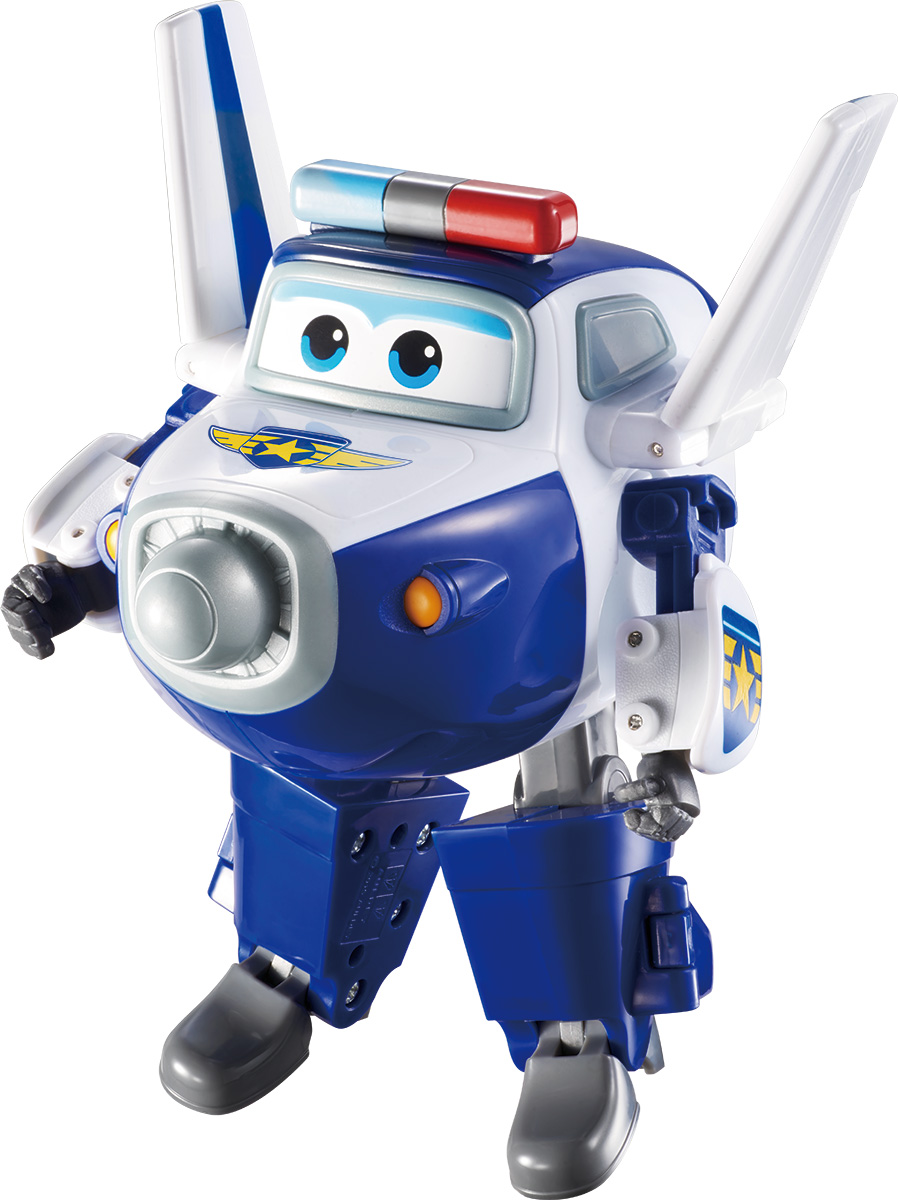 Super Wings Трансформер Пол YW710250YW710250 Super Wings Трансформер Пол YW710250YW710250Игрушка-трансформер Пол надолго займет внимание вашего ребенка. Игрушка выполнена из безопасного пластика в виде самолета по имени Пол, полностью повторяющего персонажа популярного мультсериала «Super Wings». Ваш ребёнок сможет всего за 10 шагов превратить самолет в робота и обратно. Пол - полицейский самолёт. Самый серьёзный и рассудительный член команды. Он поможет ребятам выучить правила дорожного движения и найдёт всё, что бы ни пропало. Если есть проблема большая или маленькая, он её решит. Но это ещё не всё. Шасси у самолетика свободно вращаются, двери трансформируются в руки, а ноги легко выдвигаются из хвостовой части и убираются обратно. Эта игрушка непременно понравится вашему малышу, ведь она развивает любознательность, пространственное мышление, логику и мелкую моторику рук.