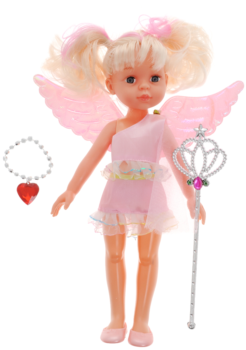 ABtoys Кукла ФеяPT-00374 ABtoys Кукла ФеяPT-00374Великолепная кукла ABtoys Фея обязательно порадует вашу малышку и доставит ей много удовольствия от часов, посвященных игре с ней. Куколка одета в великолепный наряд нежно-розового цвета. Светлые волосы куклы заплетены в два хвоста. Ножки, ручки и голова куколки подвижны. Вместе с куклой в набор входят волшебная палочка и ожерелье. Выразительный внешний вид и аккуратное исполнение куклы делает ее идеальным подарком для любой девочки. Кукла-фея станет настоящей подружкой для своей юной обладательницы! Порадуйте свою малышку таким великолепным подарком!