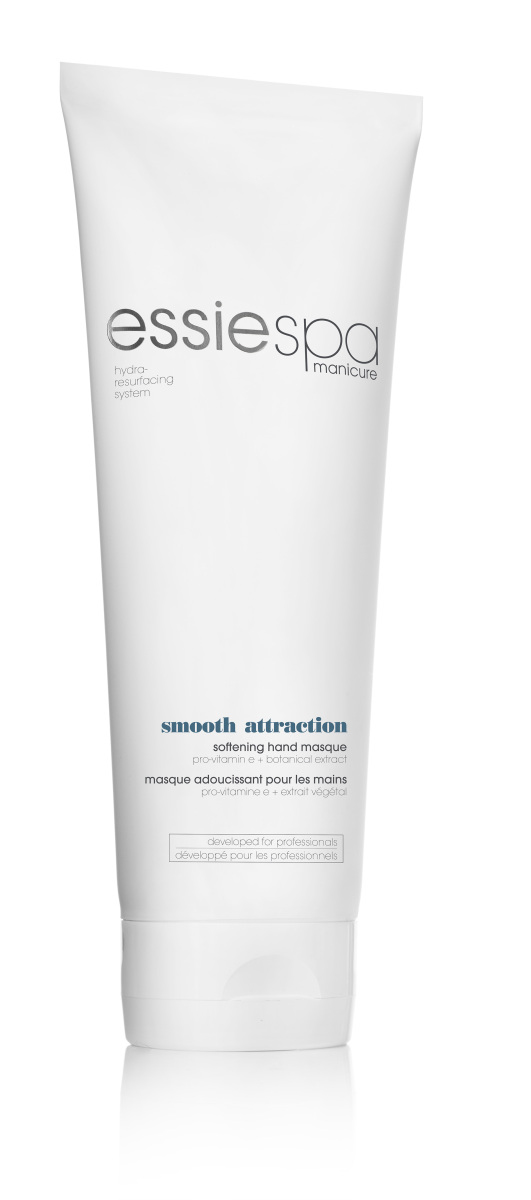 Essie professional Питательная маска СПА ДЛЯ РУК SMOOTH ATTRACTION 237 млP0802300 Essie professional Питательная маска СПА ДЛЯ РУК SMOOTH ATTRACTION 237 млP0802300Питательная маска обогащена гиалуроновая кислотой, экстрактом императрицы цилиндрической и витамином Е, которые помогают наполнить кожу влагой, даря ей глубокое питание и подготавливая к активному усвоению полезных веществ. Гиалуроновая кислота предотвращает обезвоживание и раннее старение и удерживает влагу в коже более 24 часов.