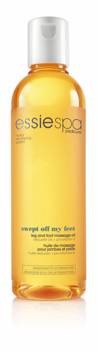 Essie professional Массажное масло СПА ДЛЯ НОГ SWEPT OFF MY FEET 248 млP0802900 Essie professional Массажное масло СПА ДЛЯ НОГ SWEPT OFF MY FEET 248 млP0802900Уникальное массажное масло для ног. В составе комплекс из 3-х масел: страстоцвета, которое улучшает кровообращение, снимает усталость; абрикоса, которое увлажняет, питает и защищает кожу от внешних воздействий; масло розы, которое придает коже ухоженный, здоровый вид. Незаменимый продукт для массажа.