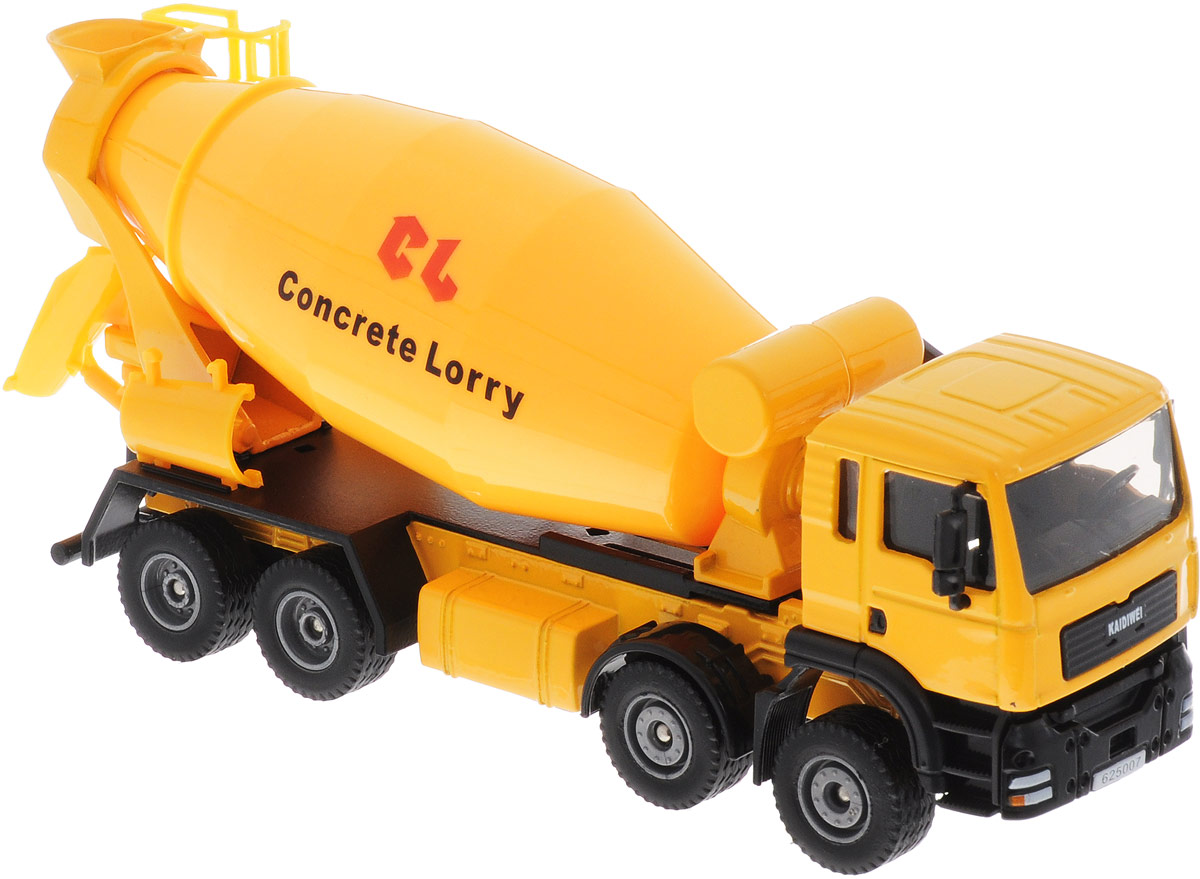 ABtoys БетономешалкаC-00148 ABtoys БетономешалкаC-00148Бетономешалка ABtoys будет отличным подарком как ребенку, так и взрослому коллекционеру. Благодаря великолепной точности, с которой создатели этой модели масштабом 1:50 передали внешний вид настоящей бетономешалки, игрушка станет подлинным украшением любой коллекции моделей строительной техники. Модель будет долго служить своему владельцу благодаря металлическому корпусу с элементами из пластика. Прорезиненные колеса обеспечивают надежное сцепление с любой поверхностью пола, барабан бетономешалки вращается при помощи специальной ручки, кабина наклоняется. Сделайте вашему ребенку такой замечательный подарок!