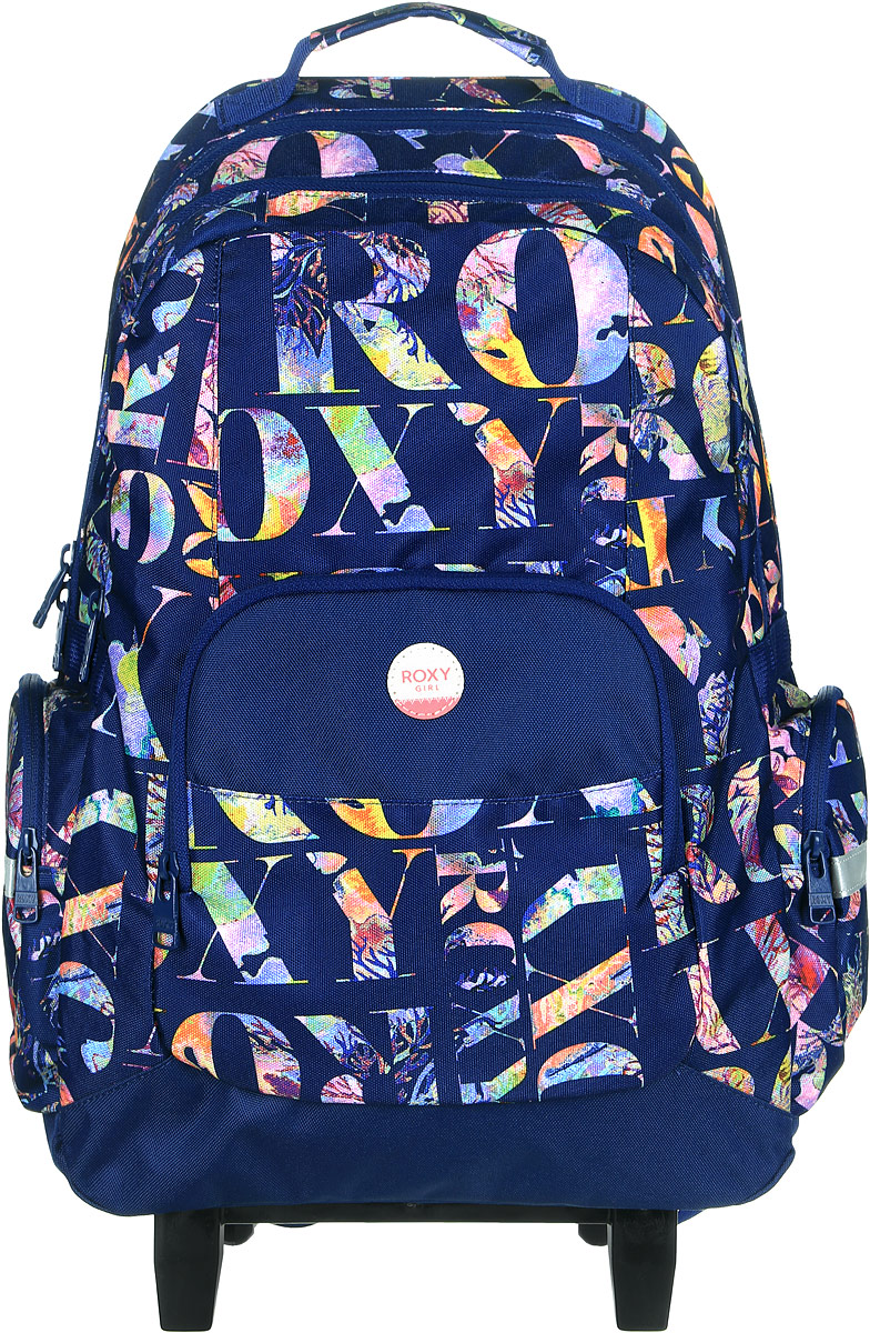 Рюкзак на колесах жен Roxy Free spirit, цвет: синий. Размер 44 x 30 x 15 смERLBP03017-BSQ6 Рюкзак на колесах жен Roxy Free spirit, цвет: синий. Размер 44 x 30 x 15 смERLBP03017-BSQ6