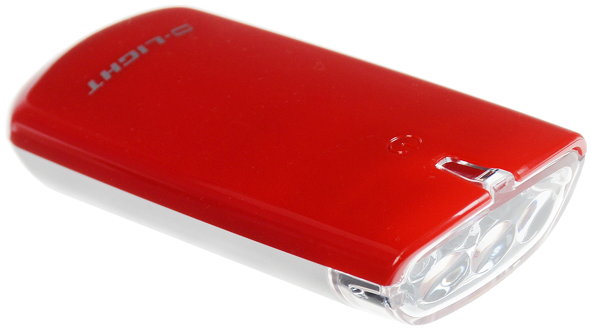 Фара велосипедная D-Light CG-120W, цвет: красный, белыйCG-120W-Red Фара велосипедная D-Light CG-120W, цвет: красный, белыйCG-120W-RedФара с тремя белыми светодиодами D-Light CG-120W предназначена для обеспечения большей безопасности при поездках в темное время суток. Легко снимается и помещается в кармане. Фара крепится без дополнительных инструментов. Корпус изделия выполнен из прочного пластика, водонепроницаем. Фара имеет 3 режима: мигание, ближний свет, дальний свет. Фонарь питается от 2 батарей типа АА (входят в комплект). Время свечения в режиме дальнего света: 30+ ч. Время свечения в режиме ближнего света: 60+ ч. Время мигания: 120+ ч. Размер фары (без учета крепления): 8,8 х 3,6 х 1,8 см.