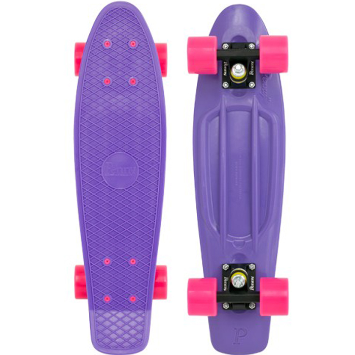 Пенни борд Penny Original 22, цвет: PurplePNYCOMP102 Пенни борд Penny Original 22, цвет: PurplePNYCOMP102Penny продукт 12-ти летнего опыта в производстве скейтбордов Бена Маккея. В Penny он вложил все что знал о дизайне и производстве, чтобы придумать качественную, крепкую, фановую и цветную виниловую доску пенни. PENNY комплект лонгборд для детей от 4-х лет. Предназначен для активного отдыха.