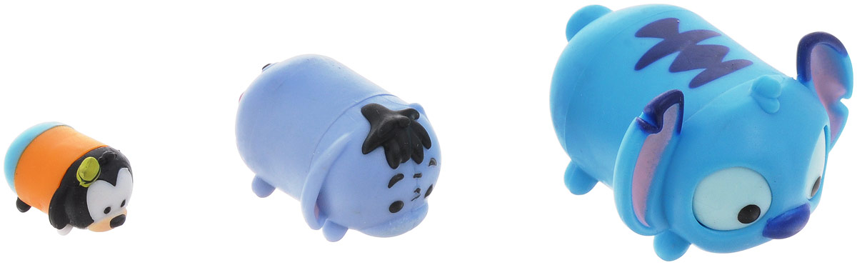 Tsum Tsum Набор фигурок Series 1 3 шт980080_новый Tsum Tsum Набор фигурок Series 1 3 шт980080_новыйTsum Tsum - это новейшая серия оригинальных коллекционных фигурок. В каждой упаковке вы найдете по 3 игрушки разных размеров, которые можно соединять друг с другом, сажая на спинки. Фигурки изображают персонажей детских мультфильмов, среди них вы сможете найти таких как: котенок Фигаро, Гуфи, медвежонок Винни-Пух, Пятачок, Дональд Дак, киска Мари, Ститч, Микки Маус, Золушка, слоненок Дамбо, ослик Иа, Чеширский кот, снеговик Олаф и многие другие. Соберите целую коллекцию фигурок!