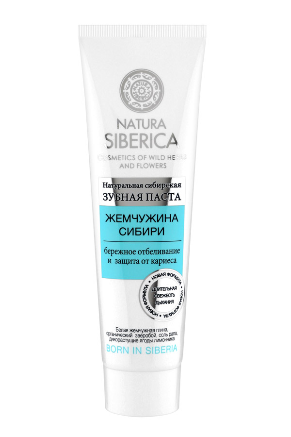 Natura Siberica зубная паста Жемчужина сибири 100 гр086-00-32673 Natura Siberica зубная паста Жемчужина сибири 100 гр086-00-32673Зубная паста Жемчужина Сибири от компании Natura Siberica имеет высокую концентрацию активных компонентов. Они безопасно ухаживают за зубами и за всей полостью рта. С данной зубной пастой вы забудите про налет на зубах, она осветляет зубную эмаль, возвращает зубам свою белизну, укрепляет десны и надолго освежает дыхание. Обладает вяжущим и противовоспалительным действием.