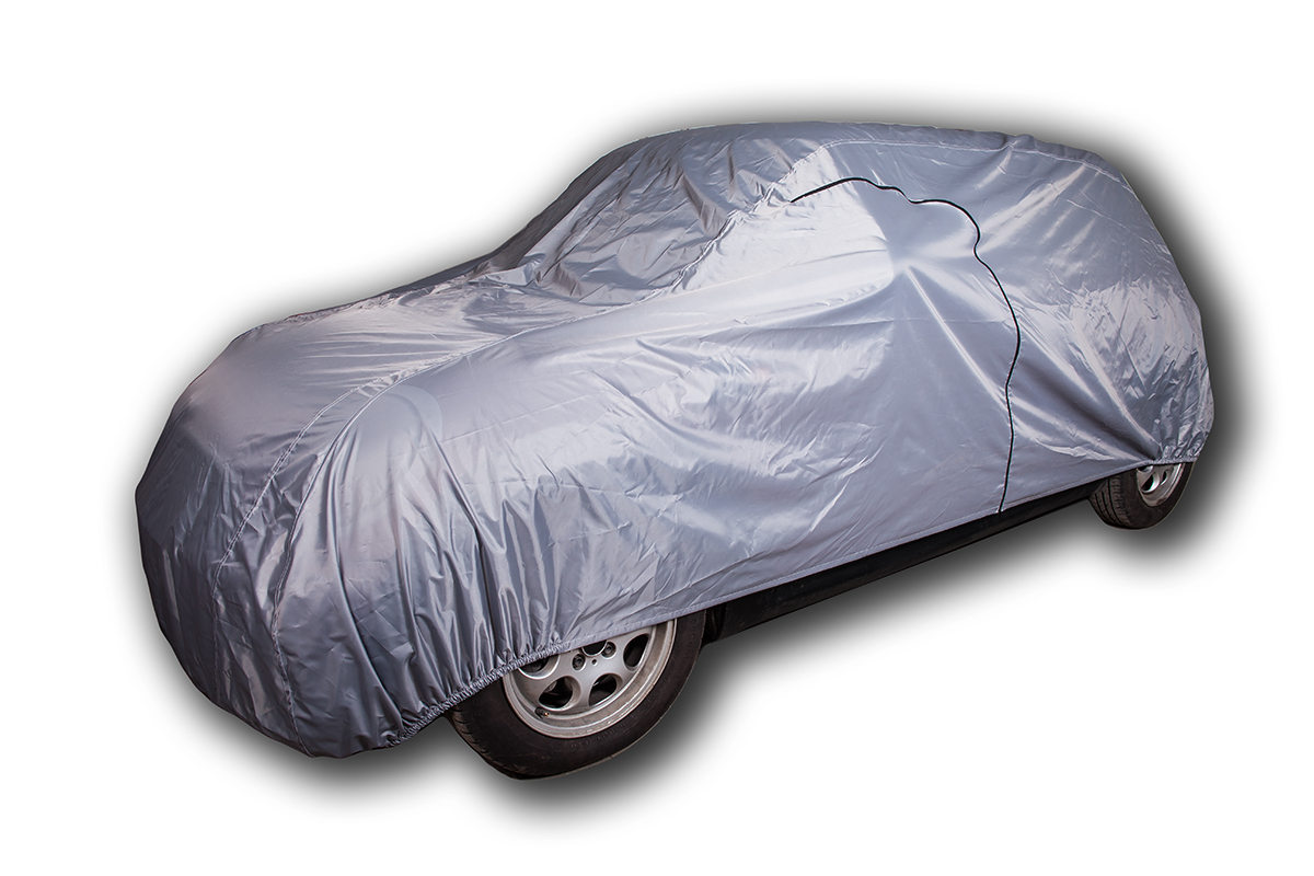 Защитный тент-чехол AvtoTink автомобильный, размер М, 433-450 х 165 x 120 см1102 Защитный тент-чехол AvtoTink автомобильный, размер М, 433-450 х 165 x 120 см1102• Молния для двери водителя • Материал: «Oxford» • Двойной шов • Дышащий материал Серебристая окраска служит прекрасным светоотражателем Вшитые резинки стягивают нижний край тента под обоими бамперами 100% водонепроницаемый Размер M : 433-450х165х120