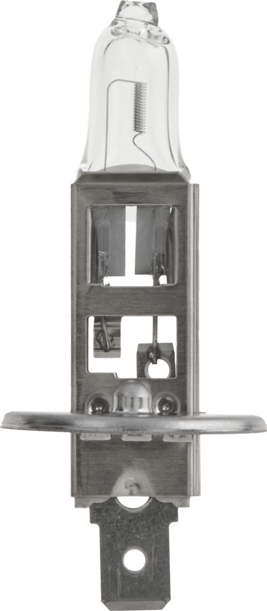Лампа автомобильная галогенная Philips Vision, для фар, цоколь H1 (P14,5s), 12V, 55W12258PRB1 (бл.) Лампа автомобильная галогенная Philips Vision, для фар, цоколь H1 (P14,5s), 12V, 55W12258PRB1 (бл.)Автомобильная галогенная лампа Philips Vision произведена из запатентованного кварцевого стекла с УФ фильтром Philips Quartz Glass. Кварцевое стекло Philips в отличие от обычного твердого стекла выдерживает гораздо большее давление смеси газов внутри колбы, что препятствует быстрому испарению вольфрама с нити накаливания. Кварцевое стекло выдерживает большой перепад температур, при попадании влаги на работающую лампу изделие не взрывается и продолжает работать. Лампы Philips Vision дают на 30% больше света по сравнению со стандартными лампами. Они создают превосходный световой поток, отличаются приемлемой ценой и соответствуют стандартам качества для оригинального оборудования. Благодаря улучшенному распределению света лампы Philips Vision способны освещать дорогу на большем расстоянии, повышая безопасность и комфорт вождения. Автомобильные галогенные лампы Philips удовлетворят все нужды автомобилистов: дальний свет, ближний свет, передние противотуманные фары,...