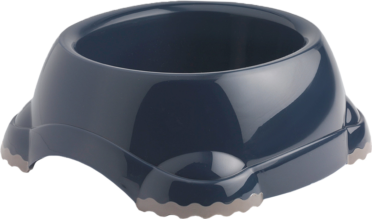 Миска Moderna Smarty bowl, с антискольжением, цвет: темно-синий, 19 х 7 см14H103021 Миска Moderna Smarty bowl, с антискольжением, цвет: темно-синий, 19 х 7 см14H103021Миска для корма и воды из полированного пластика. Ножки миски имеют резиновые накладки для предотвращения скольжения по полу. Качественный пластик не гнется, не ломается, не впитывает запахи, миска легко моется, имеет длительных срок эксплуатации. Стильный дизайн, широкая цветовая гамма. Специально разработанная конструкция для удобства Вашего питомца. Характеристики: Размер миски: 24 х 21 х 9 см; Глубина миски: 7 см; Цвет: темно-синий.