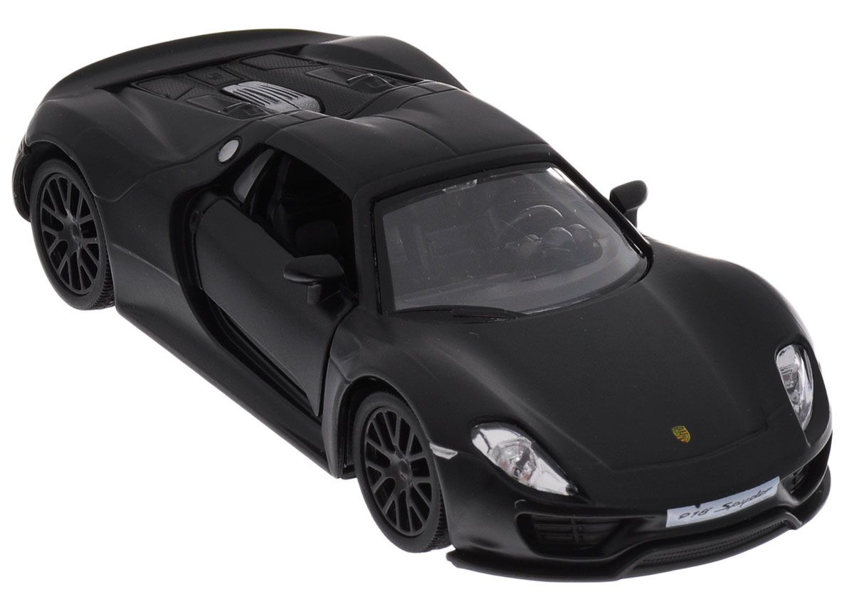 Uni-Fortune Toys Модель автомобиля Porsche 918 Spyder554030M Uni-Fortune Toys Модель автомобиля Porsche 918 Spyder554030MМодель автомобиля Uni-Fortune Toys Porsche 918 Spyder будет отличным подарком как ребенку, так и взрослому коллекционеру. Благодаря броской внешности и великолепной точности автомобиль станет подлинным украшением любой коллекции авто. Модель выполнена в масштабе 1/32. Модель будет долго служить своему владельцу благодаря металлическому корпусу с элементами из пластика. Передние двери машины открываются. Машинка обладает инерционным механизмом, ее необходимо отвести назад, затем отпустить - и она быстро поедет вперед. Шины обеспечивают отличное сцепление с любой поверхностью пола. Модель автомобиля обязательно понравится вашему ребенку и станет достойным экспонатом любой коллекции.