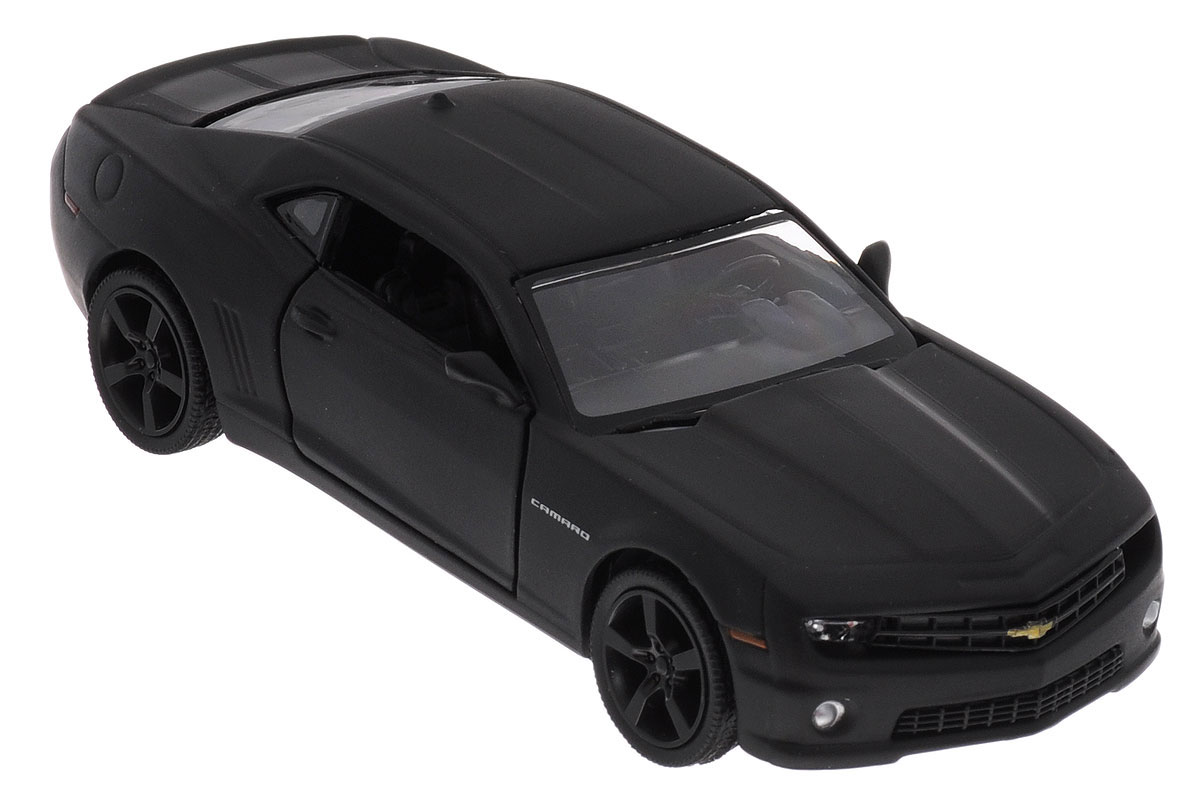 Uni-Fortune Toys Модель автомобиля Chevrolet Camaro цвет черный554005M Uni-Fortune Toys Модель автомобиля Chevrolet Camaro цвет черный554005MChevrolet Camaro - одна из наиболее актуальных моделей, которая за счет безупречного качества сборки и интересного дизайна пользуется хорошим спросом. Модель автомобиля Uni-Fortune Toys Chevrolet Camaro будет отличным подарком как ребенку, так и взрослому коллекционеру. Благодаря броской внешности и великолепной точности машинка станет подлинным украшением любой коллекции авто. Модель выполнена в масштабе 1/32. Модель будет долго служить своему владельцу благодаря металлическому корпусу с элементами из пластика. Передние двери машины открываются. Машинка обладает инерционным механизмом. Автомобиль необходимо отвести назад, затем отпустить - и он быстро поедет вперед. Шины обеспечивают отличное сцепление с любой поверхностью пола. Модель автомобиля обязательно понравится вашему ребенку и станет достойным экспонатом любой коллекции.