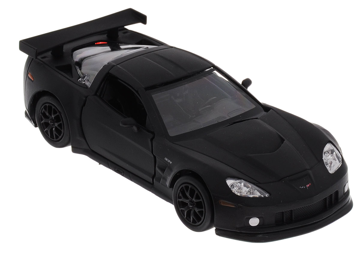 Uni-Fortune Toys Модель автомобиля Chevrolet Corvette C6-R цвет черный554003M Uni-Fortune Toys Модель автомобиля Chevrolet Corvette C6-R цвет черный554003MМодель автомобиля Uni-Fortune Toys Chevrolet Corvette C6-R, выполненная из пластика и металла, станет любимой игрушкой вашего ребенка. Благодаря броской внешности, а также великолепной точности, с которой создатели этой масштабной модели передали внешний вид настоящего автомобиля, машинка станет подлинным украшением любой коллекции авто. Машинка оснащена инерционным механизмом. Необходимо отвести ее назад, затем отпустить - и она быстро поедет вперед. Шины обеспечивают отличное сцепление с любой поверхностью пола. Дверцы машинки открываются. Во время игры с такой машиной у ребенка развивается мелкая моторика рук, фантазия и воображение.
