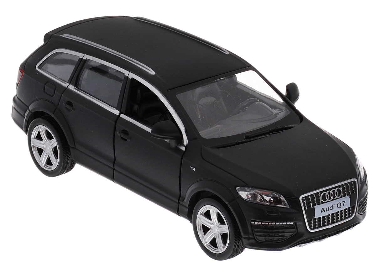 Uni-Fortune Toys Модель автомобиля Audi Q7 V12554016M Uni-Fortune Toys Модель автомобиля Audi Q7 V12554016MМодель автомобиля Uni-Fortune Toys Audi Q7 V12 будет отличным подарком как ребенку, так и взрослому коллекционеру. Благодаря броской внешности, а также великолепной точности, с которой создатели этой модели масштабом 1:32 передали внешний вид настоящего автомобиля, машинка станет подлинным украшением любой коллекции авто. Модель будет долго служить своему владельцу благодаря металлическому корпусу с элементами из пластика. Передние двери машины открываются. Машинка обладает инерционным механизмом. Автомобиль необходимо отвести назад, затем отпустить - и он быстро поедет вперед. Шины обеспечивают отличное сцепление с любой поверхностью пола. Модель автомобиля обязательно понравится вашему ребенку и станет достойным экспонатом любой коллекции.