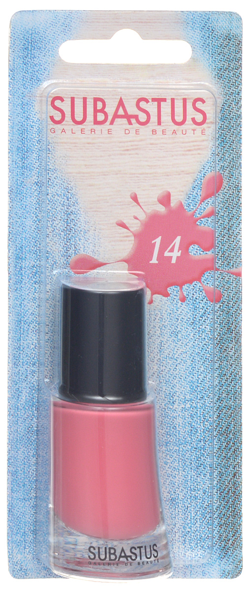 Лак для ногтей Subastus Le Couturier, №14, 10 мл802014 Лак для ногтей Subastus Le Couturier, №14, 10 мл802014Лак для ногтей Subastus Le Couturier с ультрастойкой формулой имеет интенсивный цвет и актуальный оттенок. Профессиональная кисточка равномерно и быстро покрывает поверхность ногтя, обеспечивая мастерски-безупречный маникюр. Элегантный флакон изумительной формы создает иллюзию хрустального дна. Колпачок с матовым покрытием не скользит в руке, обеспечивая точное и аккуратное нанесение лака. Характеристики: Объем: 10 мл. Тон лака: №14. Артикул: 802014. Производитель: Франция. Товар сертифицирован.
