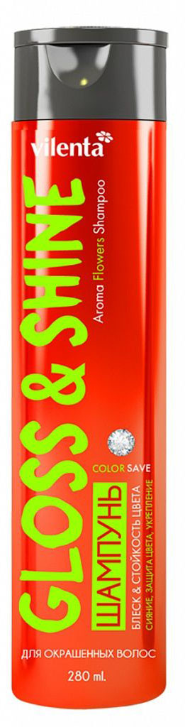Vilenta Шампунь Gloss & Shine для окрашенных волос, 280 млВШ003 Vilenta Шампунь Gloss & Shine для окрашенных волос, 280 млВШ003Кератин покажет всю красоту, которой могут обладать Ваши волосы, вдохнет в них «вторую жизнь» и подарит здоровый вид. Это надежный защитник от вредного воздействия окружающей среды.Пантенол встанет на защиту от ультрафиолета и высоких температур, сделает волосы легкими и гладкими, придаст им воздушность и невесомость.Экстракт ростков пшеницы — это идеальная реабилитация после окрашивания. Экстракт возвращает волосам естественную силу и блеск. К тому же это отличный кислородный коктейль.Репейное масло — это скорая помощь для сухих и утративших силу волос. Масло увлажнит, смягчит и напитает Ваши волосы.Витамин Е проведет воспитательную работу с секущимися и поврежденными кончиками, поможет им стать одним целым.