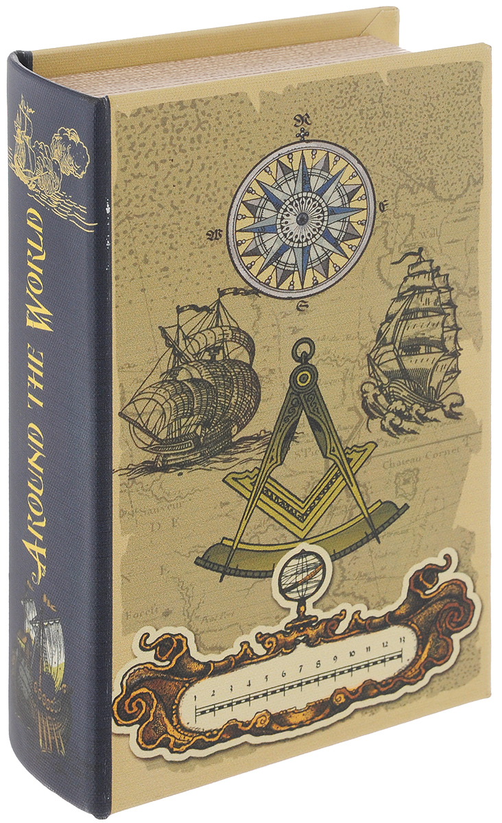 Шкатулка-сейф Magic Home Вокруг света, 17 х 10,5 х 4,539509 Шкатулка-сейф Magic Home Вокруг света, 17 х 10,5 х 4,539509Шкатулка-сейф Magic Home Вокруг света прекрасно подойдет для хранения денег, ювелирных украшений, ценных вещей. Шкатулка выполнена в виде книги, так что, если вы поставите ее на полку, никто не заметит, что это шкатулка. Изделие изготовлено из МДФ. Крышка шкатулки закрывается на магнит. Внутри имеется металлическая дверца, запирающаяся на ключ. В комплекте 2 ключа. Изделие прекрасно впишется в интерьер вашего дома и послужит прекрасным подарком к любому празднику.