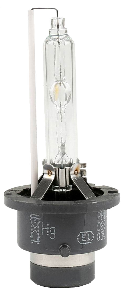 Лампа автомобильная ксеноновая Philips Xenon X-tremeVision, для фар, цоколь D2S (P32d-2), 85V, 35W85122XVC1 Лампа автомобильная ксеноновая Philips Xenon X-tremeVision, для фар, цоколь D2S (P32d-2), 85V, 35W85122XVC1Ксеноновая лампа для автомобильных фар Philips Xenon X-tremeVision изготовлена из кварцевого стекла, устойчивого к УФ-излучению. Такое стекло обладает более высокой прочностью (по сравнению с тугоплавким стеклом) и отличается высокой устойчивостью к перепадам температур и вибрации. Например, при попадании влаги на работающую лампу изделие не взрывается и продолжает работать. Лампы выдерживают высокое внутреннее давление, поэтому такое кварцевое стекло обеспечивает более мощный свет. Лампы Xenon HID (High Intensity Discharge - разряд высокой интенсивности) производят в два раза больше света, обеспечивая лучшую видимость на дороге в любых условиях. Интенсивный белый свет ламп Xenon HID, схожий с дневным светом, помогает водителям сохранять концентрацию внимания и быстрее реагировать на препятствия и дорожные знаки, чем при использовании традиционных ламп. Лампа Philips Xenon X-tremeVision обеспечивают максимальную яркость и видимость на дороге, ...