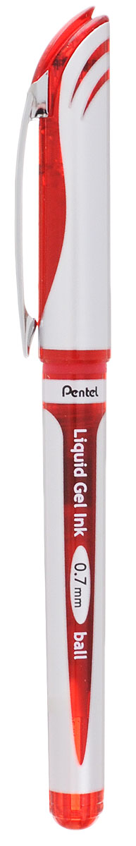 Pentel Гелевая ручка EnerGel, цвет: красныйPBL57-B Pentel Гелевая ручка EnerGel, цвет: красныйPBL57-BГелевая ручка EnerGelс каучуковой зоной захвата в стильном лаконичном корпусе серого цвета. Ручка дополнена металлическим колпачком оригинального дизайна. EnerGel обеспечивает необыкновенно мягкое письмо, мгновенное высыхание чернил и архивное долголетие надписи. Диаметр стержня 0.7 мм. Сменный стержень LR7.