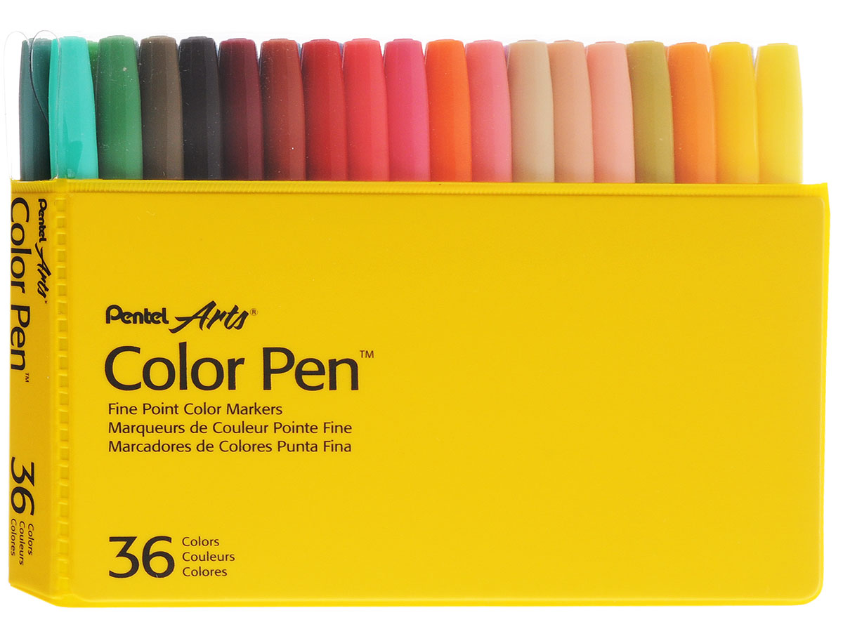 Фломастеры 36 цвет. Color PenS360-36 Фломастеры 36 цвет. Color PenS360-36Безопасный продукт. Яркие цвета. Вентилируемый колпачок. Отделение для каждого фломастера. Удобная компактная упаковка на липучке. Кончик фломастера при нажатии не вдавливается и не деформируется, легко пишет под любым углом наклона.