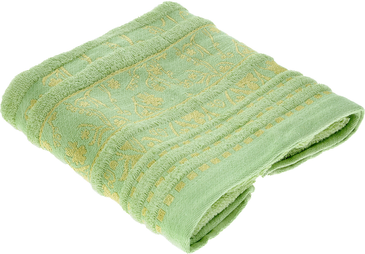 Полотенце Soavita Sandra, цвет: зеленый, 50 х 90 см64065 Полотенце Soavita Sandra, цвет: зеленый, 50 х 90 см64065Полотенце Soavita Sandra выполнено из 100% хлопка. Изделие отлично впитывает влагу, быстро сохнет, сохраняет яркость цвета и не теряет форму даже после многократных стирок. Полотенце очень практично и неприхотливо в уходе. Оно создаст прекрасное настроение и украсит интерьер в ванной комнате.