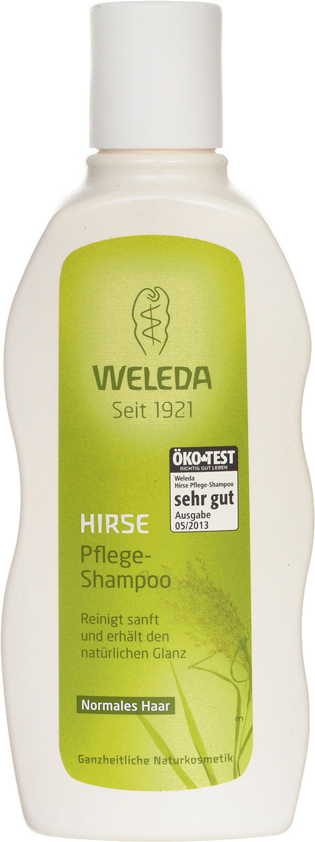 Weleda Шампунь-уход, с экстрактом просо, для нормальных волос, 190 мл9555 Weleda Шампунь-уход, с экстрактом просо, для нормальных волос, 190 мл9555Шампунь-уход Weleda бережно очищает и придает натуральное сияние волосам. Обладающий свежим ароматом шампунь с экстрактом органической шелухи (оболочки семян) просо и шалфея и с органическим маслом орехов макадамии деликатно удаляет загрязнение, питает волосы и кожу головы. Сохраняет естественную эластичность волос и придает им натуральный блеск. Подходит для всей семьи. Мягкая рецептура создана для восстановления здоровья кожи головы и естественной красоты ваших волос. Моющие вещества природного происхождения. Продукты не содержат ингредиентов на основе минеральных масел, а так же синтетических ароматизаторов, красителей и консервантов. Не содержит силикона. Протестировано дерматологами. Товар сертифицирован.