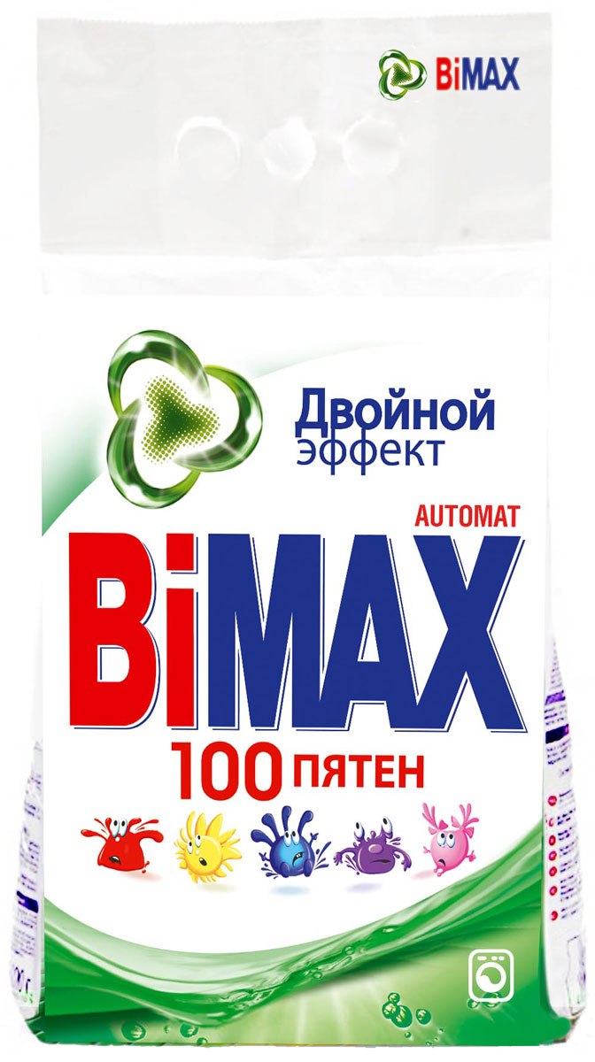 Стиральный порошок BiMax 100 пятен, 3 кг. 502-1502-1 Стиральный порошок BiMax 100 пятен, 3 кг. 502-1502-1Стиральный порошок BiMax 100 пятен предназначен для замачивания, стирки и отбеливания изделий из хлопчатобумажных, льняных, синтетических тканей, а также тканей из смешанных волокон. Не предназначен для стирки изделий из шерсти и натурального шелка. Порошок имеет пониженное пенообразование, содержит биодобавки и перекисные соли. BiMax удаляет загрязнения и более 100 видов трудновыводимых пятен, придавая вашему белью ослепительную белизну. Кроме того, порошок экономит ваши средства: 3 кг BiMax заменяют 4,5 кг обычного порошка. Подходит для стиральных машин любого типа и ручной стирки. Характеристики: Вес: 3 кг. Артикул: 502-1. Товар сертифицирован.