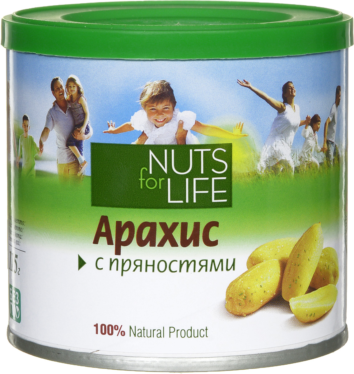 Nuts for Life Арахис обжаренный соленый с пряностями, 115 гU920968 Nuts for Life Арахис обжаренный соленый с пряностями, 115 гU920968Арахис укрепляет сердце и снижает количество холестерина в крови. Чудесный букет натуральных пряностей придаст этому ореху неповторимую изюминку, и вам он непременно понравится!